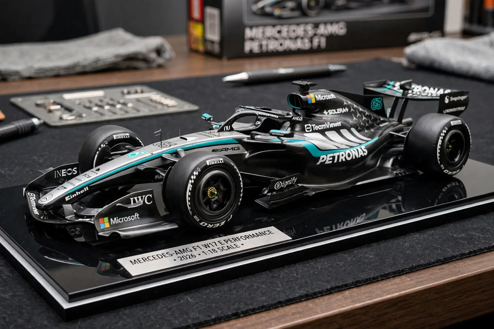 Formula One collectible product visual generated with Muse Image